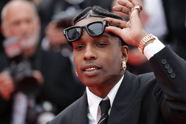 Aufnahme vom 19. Mai 2025 A$AP Rocky auf dem Red Carpet bei den 78. Filmfestspielen in Cannes, Frankreich für den Film HIGHEST 2 LOWEST .