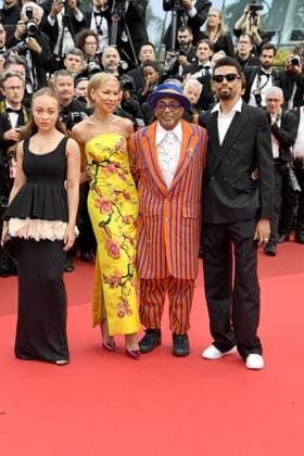 Satchel Lee, Tonya Lewis Lee, Spike Lee und Jackson Lee bei der Highest 2 Lowest Film Premiere am 19.05.2025 im Rahmen vom 78. Film Festival in Cannes Highest 2 Lowest Filmpremiere in Cannes
