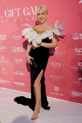 Daria Yanina bei der Global Gift Gala 2025 auf dem Festival de Cannes 2025 78. Internationale Filmfestspiele von Cannes im La MÃ me Plage. Cannes, 19.05.2025