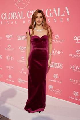 Dixie D Amelio bei der Global Gift Gala 2025 auf dem Festival de Cannes 2025 78. Internationale Filmfestspiele von Cannes im La MÃ me Plage. Cannes, 19.05.2025