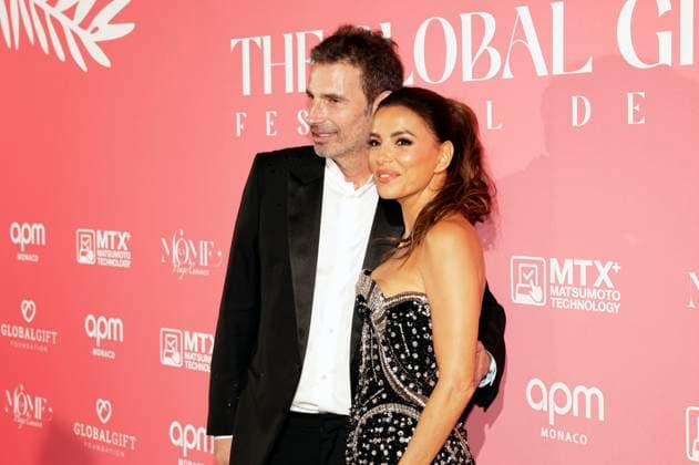 Richard Orlinski und Eva Longoria bei der Global Gift Gala 2025 auf dem Festival de Cannes 2025 78. Internationale Filmfestspiele von Cannes im La MÃ me Plage. Cannes, 19.05.2025
