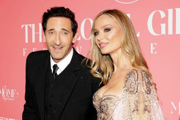 Adrien Brody und Georgina Chapman bei der Global Gift Gala 2025 auf dem Festival de Cannes 2025 78. Internationale Filmfestspiele von Cannes im La MÃ me Plage. Cannes, 19.05.2025