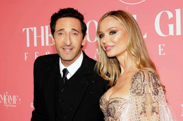 Adrien Brody und Georgina Chapman bei der Global Gift Gala 2025 auf dem Festival de Cannes 2025 78. Internationale Filmfestspiele von Cannes im La MÃ me Plage. Cannes, 19.05.2025