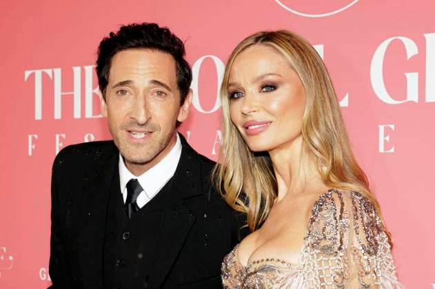 Adrien Brody und Georgina Chapman bei der Global Gift Gala 2025 auf dem Festival de Cannes 2025 78. Internationale Filmfestspiele von Cannes im La MÃ me Plage. Cannes, 19.05.2025
