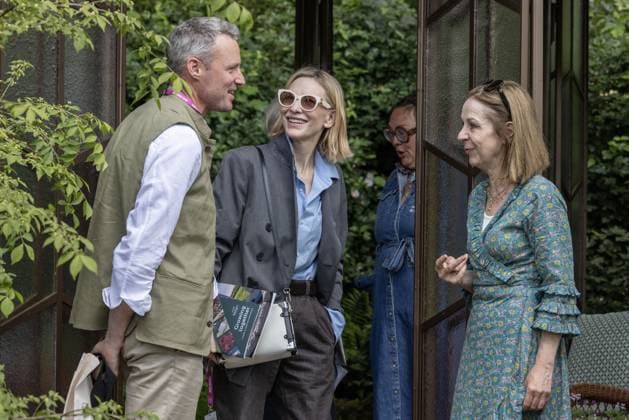 RHS Chelsea Flower Show 2025 Press Day 19th May 2025. RHS (Royal Horticultural Society) Chelsea Flower show, Press day. Actress Cate Blanchett.  Copyright: xJackxHillx NINTCHDBPICT000996330112