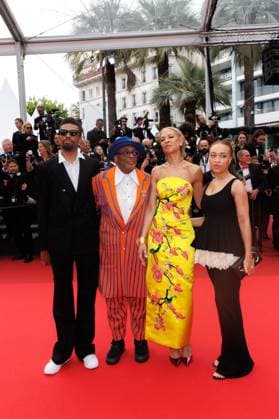 Festival de Cannes - Premiere Highest 2 Lowest Jackson Lee, Spike Lee, Tonya Lewis Lee und Satchel Lee bei der Premiere zum Film Highest 2 Lowest während der 78. Filmfestspiele in Cannes im Palais de Festival am 19.05.2025. Copyright: xEventpressxKochanx