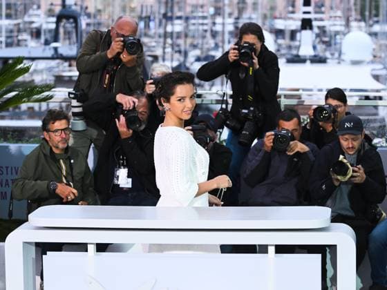 Cannes, France: Cannes, 78th Cannes Film Festival 2025 - Day 8 - Photocall of the film Eagles Of The Republic . In the photo Lyna Khoudri Cannes  - ZUMAp169 20250520_zea_p169_101 Copyright: xAlbertoxTerenghix
