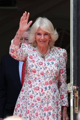 . 20 05 2025. London, United Kingdom. King Charles III and Queen Camilla leaving Canada House in London, after a visit to mark 100 years since it opened in June 1925  xStephenxLockx xi-Imagesx IIM-25957-0012