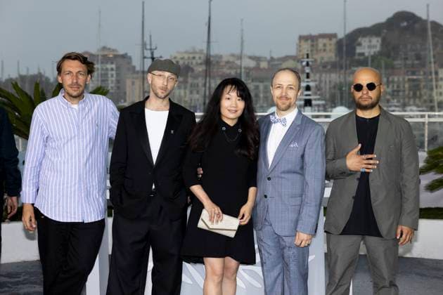 Photocall du film Adami lors du 78ème Festival International du Film de Cannes Yuksek, Adrien Marcellin, Mila Levistre, Emilien Levistre and Bachar Mar Khalifé Photocall of the film Adami during the 78th Cannes International Film Festival on May 20, 2025 Jacovides Moreau Bestimage Photocall of the film Adami during the 78th Cannes International Film Festival on May 20, 2025 Cannes France  Copyright: xJACOVIDES-MOREAUx xBESTIMAGExJACOVIDES-MOREAUx xBESTIMAGEx