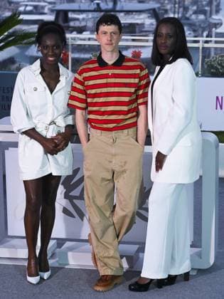 Cannes, 78th Cannes Film Festival 2025 - Day 8 - Photocall of the film Adami Cannes, 78th Cannes Film Festival 2025 - Day 8 - Photocall of the film Adami . In the photo Eye Haidara, Finnegan Oldfield, Mariam Gueye Cannes France  Copyright: xIPA ABACAx