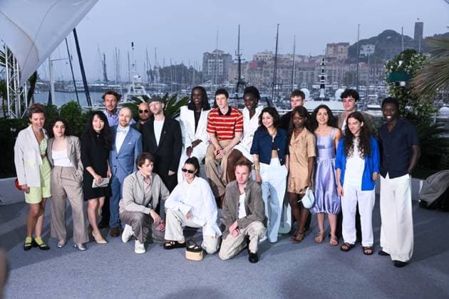 Cannes, France: Cannes, 78th Cannes Film Festival 2025 - Day 8 - Photocall of the film Adami. In the picture Clara Wielick, Olga Milshtein, Yuksek, Emilien Levistre, Bachar Khalife, Oscar Lesage, Adrien Marcellin, Mariama Gueye, Alexia Chardard, Finnegan Oldfield,Eye Haidara, Igor Kovalsky, Katayoon Latif, Augustin Dewinter, Rosie Boccardi, Ada Harb, Sebastien Lefebvre, Anton Salachas and Saabo Balde Cannes - ZUMAp169 20250520_zea_p169_187 Copyright: xAlbertoxTerenghix