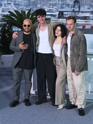 Cannes, France: Cannes, 78th Cannes Film Festival 2025 - Day 8 - Photocall of the film Adami. In the picture Bachar Mar-Khalife, SÃ bastien Lefebvre, Olga Milshtein and Igor Kovalsky Cannes  - ZUMAp169 20250520_zea_p169_198 Copyright: xAlbertoxTerenghix