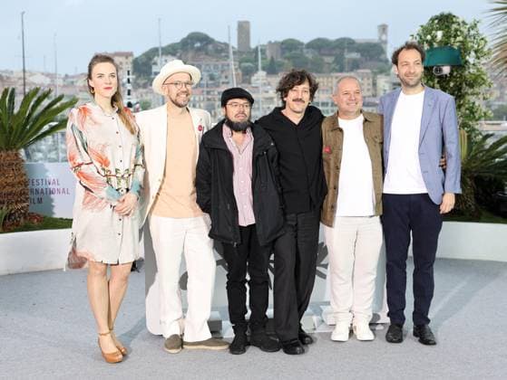 78eme Festival International du Film de Cannes Photocall with cast of Un poeta 78th International Cannes Film Festival Photocall with cast of Un poeta movie 444748 2025 05 20 Cannes France Mesa Soto, Simon Rios, Ubeimar Ruiz Montealegre, Manuel Sarmiento Grisales, Juan Bergfeld, Katharina  Copyright: xIvankaxVoisinx xStarfacex STAR_444748_007
