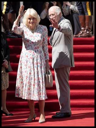 . 20 05 2025. London, United Kingdom. King Charles III and Queen Camilla arriving for a visit at Canada House in London to mark 100 years since it opened in June 1925 .  xStephenxLockx xi-Imagesx IIM-25957-0023