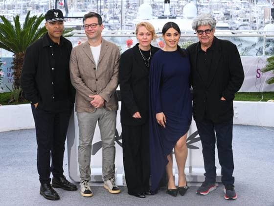 Cannes, 78th Cannes Film Festival 2025 - Day 8 - Jury Photocall Courts Métrages Et De Cinef Cannes, 78th Cannes Film Festival 2025 - Day 8 - Jury Photocall Courts Métrages Et De Cinef. In the photo Reinaldo Marcus Green, Nebojöa Slijepcevic, Maren Ade, Camélia Jordana, José María Chema Prado Cannes France  Copyright: xIPA ABACAx