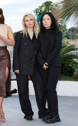 Love Me Tender Photocall at the 78th Annual Cannes Film Festival Tallulah Cassavetti and Park Ji-Min - Love Me Tender Photocall at the 78th Annual Cannes Film Festival in Cannes, France on May 20, 2025.  Copyright: x Chassery+Courdjix
