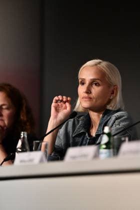 Press conference for the film Alpha Competition at the 78th Cannes International Film Festival La réalisatrice Julia Ducournau à la conférence de presse du film Alpha Compétition lors du 78ème Festival International du Film de Cannes, le 20 mai 2025 Valentina Claret Pool Cannes Bestimage Press conference for the film Alpha Competition at the 78th Cannes International Film Festival, on May 20th, 2025 Cannes France  Copyright: xPoolxCannesx xBestimagexPoolxCannesx xBestimagex