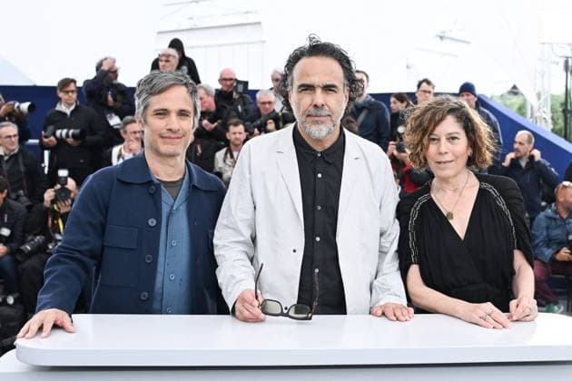 Cannes Magalhaes (Magellan) Photocall AM Gael Garcia Bernal, Alejandro Gonzalez Inarritu and Martha Sosa attending the Magalhaes (Magellan) Photocall in Cannes, France on May 20, 2025 as part of the 78th Cannes Film Festival. Photo by Aurore Marechal ABACAPRESS.COM Cannes France  Copyright: xMarechalxAurore ABACAx