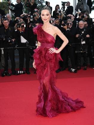 Cannes, France: Cannes, 78th Cannes Film Festival 2025 - Evening 8 - Red Carpet of the film Vie Prive (A Private Life). In the photo Georgina Chapman Cannes  - ZUMAp169 20250520_zea_p169_735 Copyright: xSimonexComix