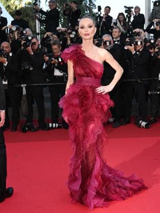 Cannes, France: Cannes, 78th Cannes Film Festival 2025 - Evening 8 - Red Carpet of the film Vie Prive (A Private Life). In the photo Georgina Chapman Cannes  - ZUMAp169 20250520_zea_p169_740 Copyright: xSimonexComix