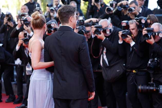 Scarlett Johansson mit Ehemann Colin Jost bei der Premiere des Kinofilms Vie privÃ e A Private Life auf dem Festival de Cannes 2025 78. Internationale Filmfestspiele von Cannes im Palais des Festivals. Cannes, 20.05.2025