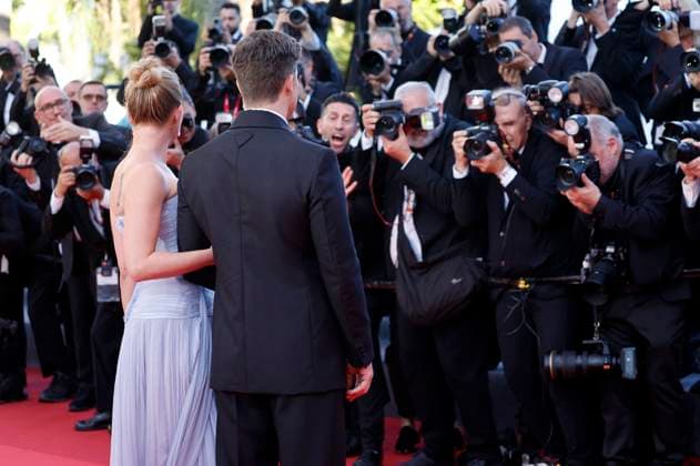 Scarlett Johansson mit Ehemann Colin Jost bei der Premiere des Kinofilms Vie privÃ e A Private Life auf dem Festival de Cannes 2025 78. Internationale Filmfestspiele von Cannes im Palais des Festivals. Cannes, 20.05.2025