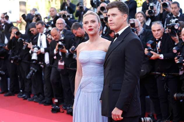 Scarlett Johansson mit Ehemann Colin Jost bei der Premiere des Kinofilms Vie privÃ e A Private Life auf dem Festival de Cannes 2025 78. Internationale Filmfestspiele von Cannes im Palais des Festivals. Cannes, 20.05.2025