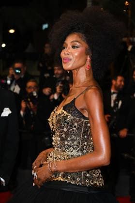 Cannes, France: Cannes, 78th Cannes Film Festival 2025 - Evening 8 - Red Carpet of the film Fuori. In the photo Naomi Campbell Cannes  - ZUMAp169 20250520_zea_p169_1460 Copyright: xManuelexMangiarottix