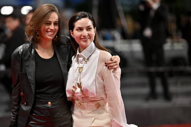 Cannes Fuori Screening JR Anne Berest, Rebecca Zlotowski attending the screening of Fuori at 78th Cannes Film Festival in Cannes, France on May, 20, 2025. Photo by Julien Reynaud APS-Medias ABACAPRESS.COM Cannes France  Copyright: xReynaudxJulien APS-Medias ABACAx