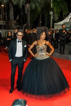 Festival de Cannes - Premiere Fuori Kilian Hennessy und Naomi Campbell bei der Premiere zum Film Fiori während der 78. Filmfestspiele in Cannes im Palais de Festival am 20.05.2025. Copyright: xEventpressxKochanx