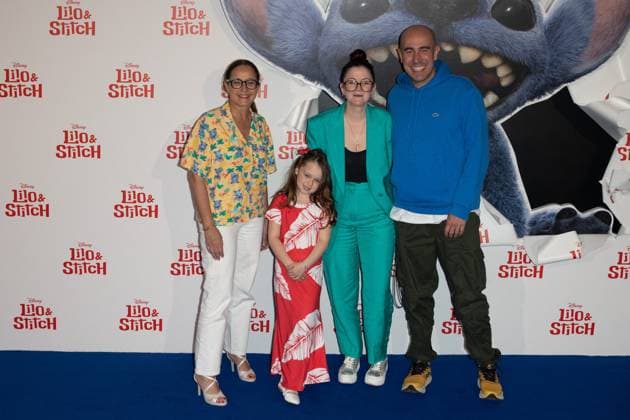 Lilo & Stitch Paris Film Premiere Helene Etzi, President of Walt Disney Company France, Charlie Dassin, french voice of Lilo, Camille Donda, french voice of Nani, Emmanuel Garijo, french voice of Stitch attends Lilo & Stitch Paris Film Premiere at Le Grand Rex on May 20, 2025 in Paris, France. Photo by Nasser Berzane ABACAPRESS.COM Paris France  Copyright: xBerzanexNasser ABACAx