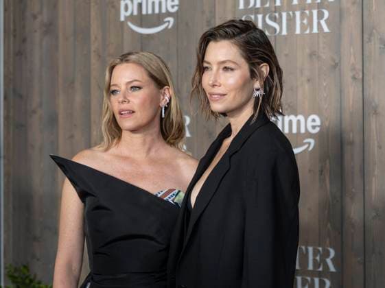 Bilder des Jahres 2025, Entertainment 05 Mai Entertainment Themen der Woche KW21 Entertainment Bilder des Tages May 21, 2025, New York, New York, USA: Elizabeth Banks wearing dress Rosie Assoulin and Jessica Biel wearing dress by Michael Kors attend Amazon Prime The Better Sister premiere at MoMA in New York on May 20, 2025. New York USA - ZUMAr339 20250521_znp_r339_099 Copyright: xLevxRadinx