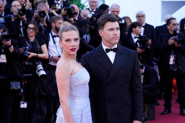 Vie Privee (A Private Life) Red Carpet - The 78th Annual Cannes Film Festival Colin Jost and Scarlett Johansson attends the Vie Privee (A Private Life) red carpet at the 78th annual Cannes Film Festival at Palais des Festivals on May 20, 2025 in Cannes, France. Cannes France  Copyright: xDanielexCifalÃ x originalFilename: cifala-notitle250520_npnCa.jpg