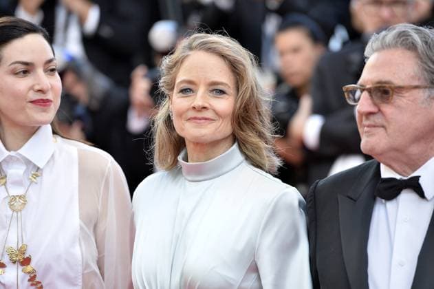 Vincent Lacoste, Jodie Foster und Daniel Auteuil bei der A PRIVATE LIFE Premiere in Cannes am 20.05.2025