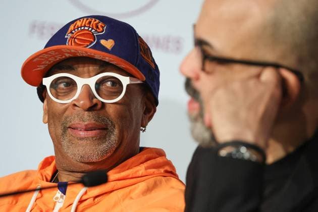 Cannes - Highest 2 Lowest Press Conference Spike Lee and Jeffrey Wright attending the on the Highest 2 Lowest press conference at the 78th annual Cannes Film Festival at Palais des Festivals on May 20, 2025 in Cannes, France. Photo by Jm Haedrich Pool ABACAPRESS.COM Cannes France  Copyright: xABACAx