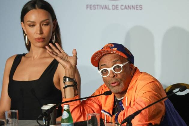 Cannes - Highest 2 Lowest Press Conference Ilfenesh Hadera and Spike Lee attending the on the Highest 2 Lowest press conference at the 78th annual Cannes Film Festival at Palais des Festivals on May 20, 2025 in Cannes, France. Photo by Jm Haedrich Pool ABACAPRESS.COM Cannes France  Copyright: xABACAx