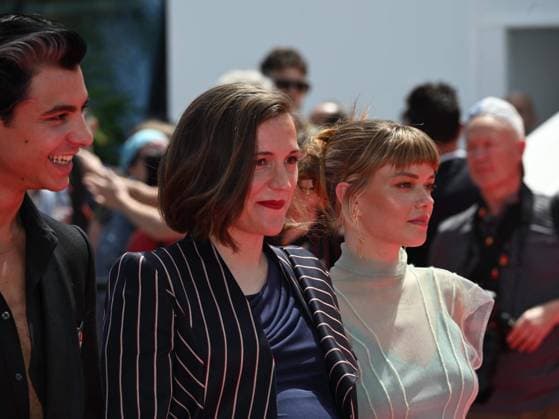 Cannes, 78th Cannes Film Festival 2025 - day 9 - red carpet of the film Romeria Cannes, 78th Cannes Film Festival 2025 - day 9 - red carpet of the film Romeria - In the photo: Carla Simón, Llúcia Garcia Cannes Italy  Copyright: xIPA ABACAx