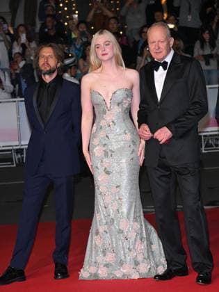 Cannes, 78th Cannes Film Festival 2025 - Evening 9, Red Carpet of the Film Sentimental Value Cannes, 78th Cannes Film Festival 2025 - Evening 9, Red Carpet of the Film Sentimental Value . In the photo Anders Danielsen Lie, Stellan Skarsgard, Elle Fanning Cannes France  Copyright: xIPA ABACAx