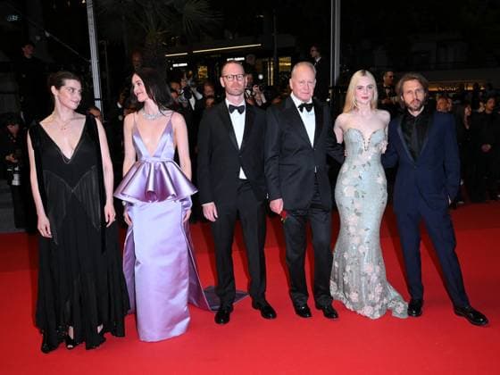 Cannes, 78th Cannes Film Festival 2025 - Evening 9, Red Carpet of the Film Sentimental Value Cannes, 78th Cannes Film Festival 2025 - Evening 9, Red Carpet of the Film Sentimental Value . In the photo Inga Ibsdotter Lilleaas, Renate Reinsve, Joachim Trier, Stellan Skarsgard, Elle Fanning, Anders Danielsen Lie and Juliette Schrameck Cannes France  Copyright: xIPA ABACAx