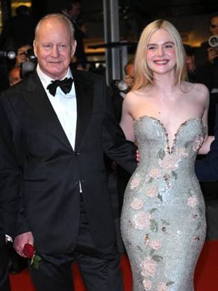 Cannes, 78th Cannes Film Festival 2025 - Evening 9, Red Carpet of the Film Sentimental Value Cannes, 78th Cannes Film Festival 2025 - Evening 9, Red Carpet of the Film Sentimental Value . In the photo Stellan Skarsgard, Elle Fanning Cannes France  Copyright: xIPA ABACAx