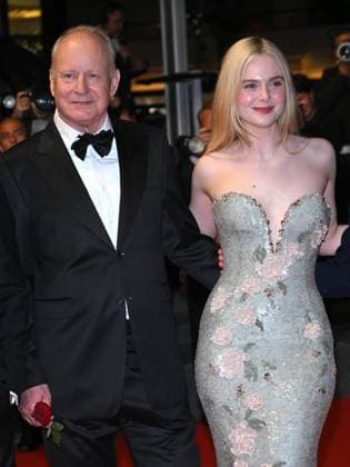 Cannes, 78th Cannes Film Festival 2025 - Evening 9, Red Carpet of the Film Sentimental Value Cannes, 78th Cannes Film Festival 2025 - Evening 9, Red Carpet of the Film Sentimental Value . In the photo Stellan Skarsgard, Elle Fanning Cannes France  Copyright: xIPA ABACAx