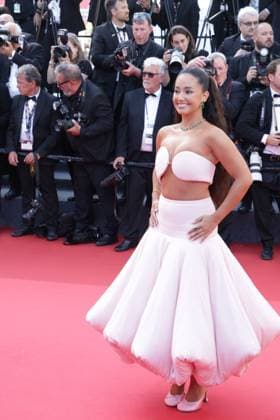The History of Sound red carpet in Cannes LÃ na Mahfouf and Naomi Campbell during the The History of Sound premiere during the The History of Sound premiere 78th Cannes Film Festival, France on 21 May 2025. CAP GOL GOL Cannes CÃ te d Azur France Copyright: xRickxGold CapitalxPicturesx