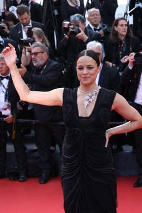 The History of Sound red carpet in Cannes Michelle Rodriguez during the The History of Sound premiere 78th Cannes Film Festival, France on 21 May 2025. CAP GOL GOL Cannes CÃ te d Azur France Copyright: xRickxGold CapitalxPicturesx