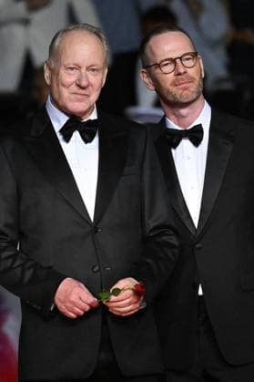 Cannes Affeksjonsverdi Premiere AM Stellan Skarsgard and Joachim Trier attending Affeksjonsverdi (Sentimental Value) Premiere in Cannes, France on May 21, 2025 as part of the 78th Cannes Film Festival. Photo by Aurore Marechal ABACAPRESS.COM Cannes France  Copyright: xMarechalxAurore ABACAx