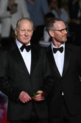 Cannes Affeksjonsverdi Premiere AM Stellan Skarsgard and Joachim Trier attending Affeksjonsverdi (Sentimental Value) Premiere in Cannes, France on May 21, 2025 as part of the 78th Cannes Film Festival. Photo by Aurore Marechal ABACAPRESS.COM Cannes France  Copyright: xMarechalxAurore ABACAx