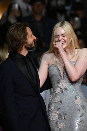 Cannes Affeksjonsverdi Premiere AM Anders Danielsen Lie and Elle Fanning attending Affeksjonsverdi (Sentimental Value) Premiere in Cannes, France on May 21, 2025 as part of the 78th Cannes Film Festival. Photo by Aurore Marechal ABACAPRESS.COM Cannes France  Copyright: xMarechalxAurore ABACAx