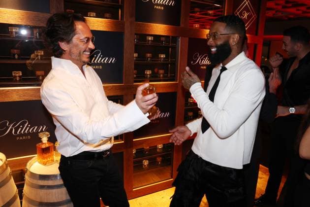 Cannes - Kilian Party JD Kilian Hennessy and Odell Beckham Jr. attend Angels’ Share Party by Kilian Paris in Cannes, France, on May 21, 2025, as part of the Cannes Film Festival. Photo by Jerome Domine ABACAPRESS.COM Cannes France  Copyright: xDominexJerome ABACAx