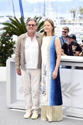 Daniel Auteuil und Jodie Foster beim A Private Life Photocall in Cannes am 21.05.2025