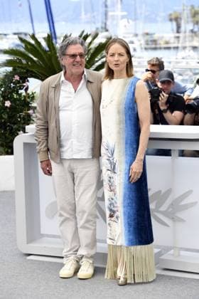 Daniel Auteuil und Jodie Foster beim A Private Life Photocall in Cannes am 21.05.2025