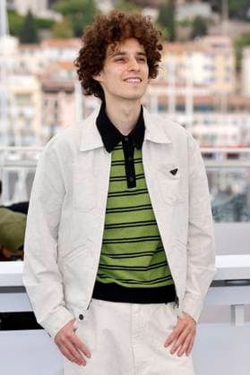 Filippo Scotti beim Photocall zum Kinofilm Le cittÃ di pianura The Last One for the Road auf dem Festival de Cannes 2025 78. Internationale Filmfestspiele von Cannes am Palais des Festivals. Cannes, 22.05.2025